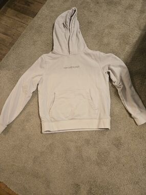 Psycho Bunny Logo Light Tan Hooded Sweatshirt Size M(10-12)